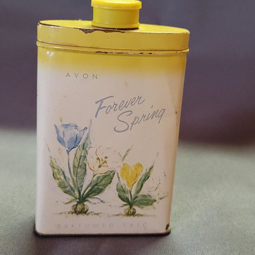 Vintage Avon tin